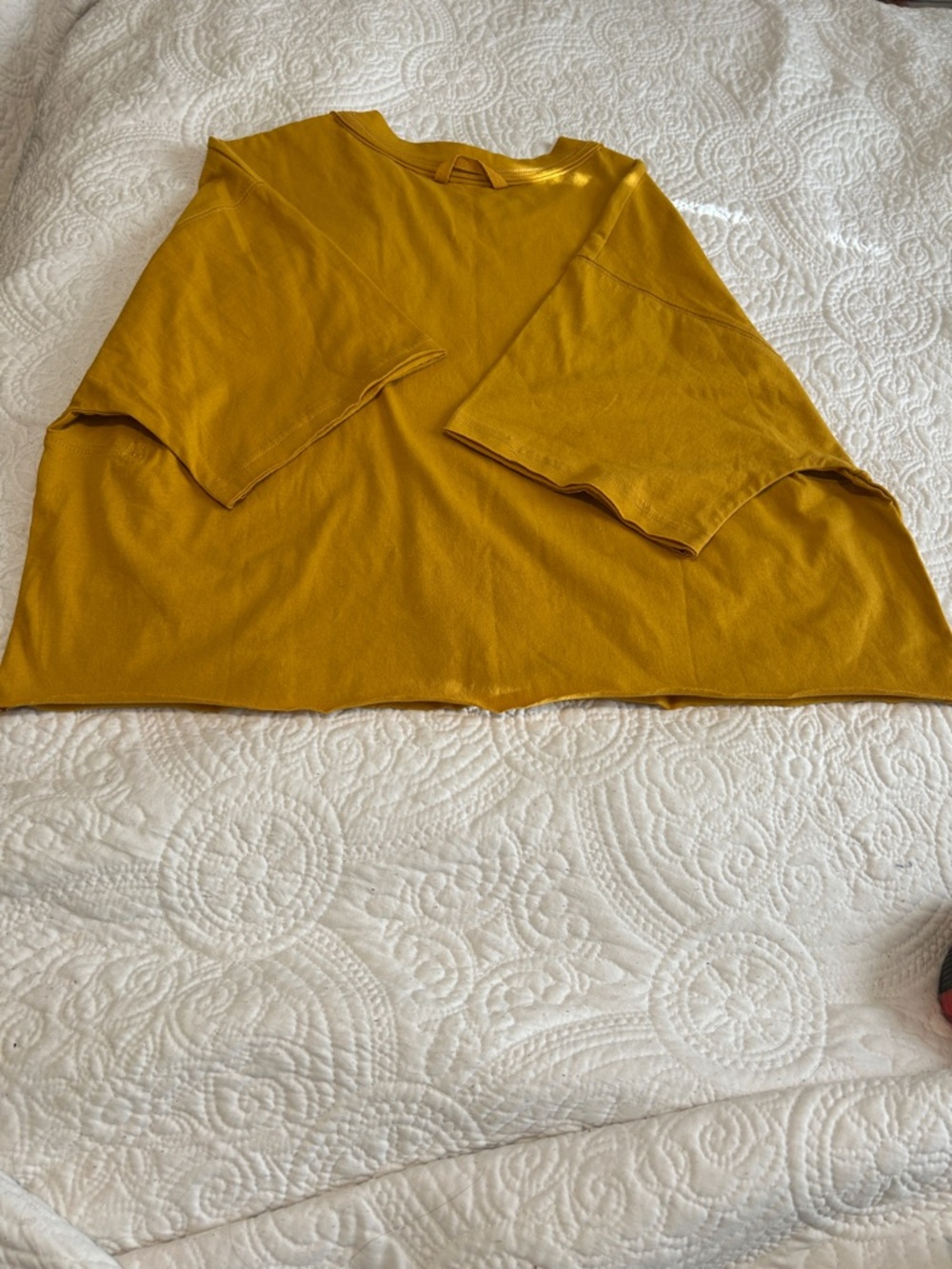 FP Movement by Free People Mustard Yellow Graphic Crew Tee - Picture 9 of 9